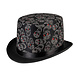 Halloween Hoed Schedels Zwart Halloween Hoed Schedels Zwart
