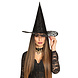 Halloween Heksenhoed Kant Zwart Halloween Heksenhoed Kant Zwart