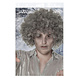 Halloween Pruik Afro Grijs Halloween Pruik Afro Grijs