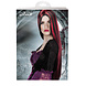 Halloween Pruik Lang Haar Zwart Rood Halloween Pruik Lang Haar Zwart Rood