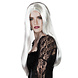 Halloween Pruik Lang Haar Wit Halloween Pruik Lang Haar Wit