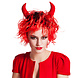 Halloween Pruik Gekruld Rood Halloween Pruik Gekruld Rood