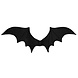 Halloween Set Vleermuis 4 delig Halloween Set Vleermuis 4 delig