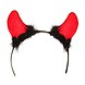 Halloween Haarband Duivelhoorntjes Fluweel Halloween Haarband Duivelhoorntjes Fluweel
