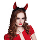 Halloween Haarband Duivel Glitter Rood Halloween Haarband Duivel Glitter Rood