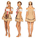 Dirndl Jurk Oktoberfest Bruin Dirndl Jurk Oktoberfest Bruin