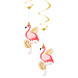 Hawaii Hangdecoratie Flamingo 85cm 2st Hawaii Hangdecoratie Flamingo 85cm 2st