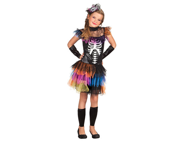 nakoming los van musicus Halloween Skelet Kostuum Prinses Kind - Partywinkel