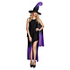 Halloween Heks Kostuum Paars Zwart Halloween Heks Kostuum Paars Zwart