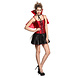 Halloween Vampier Kostuum Rood Zwart Halloween Vampier Kostuum Rood Zwart