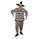 Halloween Clown Kostuum Wit Zwart M Halloween Clown Kostuum Wit Zwart M