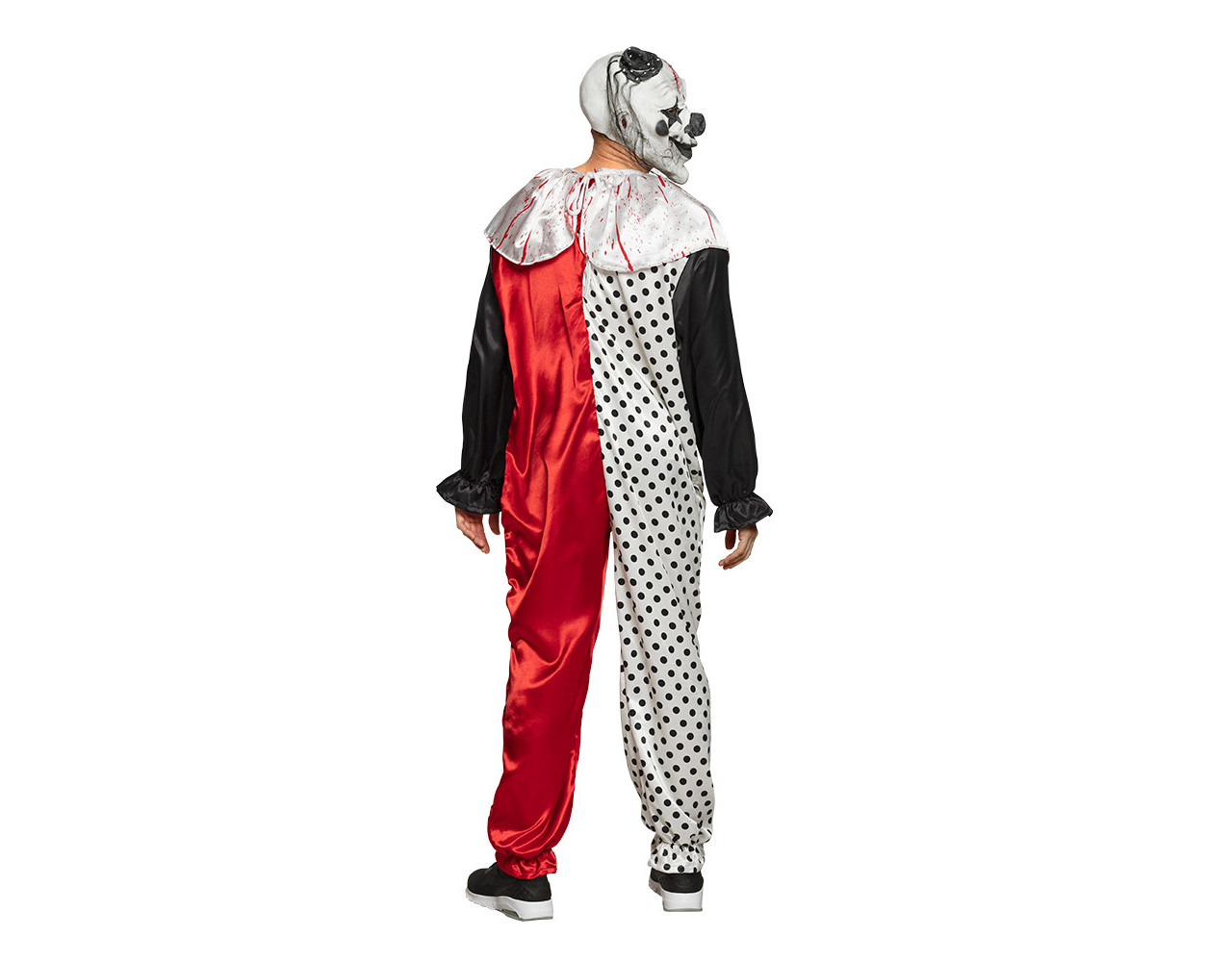Halloween Clown Kostuum Zwart Wit M/L - Partywinkel