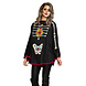 Halloween Day Of The Dead Poncho Halloween Day Of The Dead Poncho