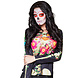 Halloween Skelet Shirt Bloemen M Halloween Skelet Shirt Bloemen M