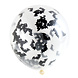 Halloween Ballonnen Vleermuis Confetti 30cm 4st Halloween Ballonnen Vleermuis Confetti 30cm 4st