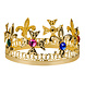 Gouden Kroon Koning 22cm Gouden Kroon Koning 22cm