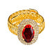 Armband Goud Rode Diamant Armband Goud Rode Diamant