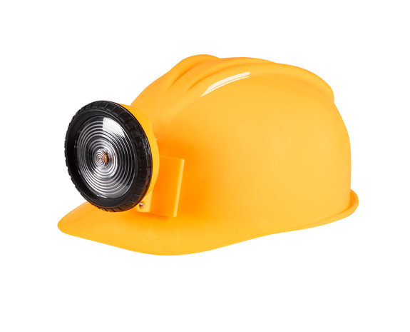 Helm Bouwvakker Met Licht Verstelbaar - Partywinkel.nl