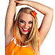 Haarstrikje Oranje Haarstrikje Oranje