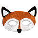 Halfmasker Pluchen Vos Halfmasker Pluchen Vos
