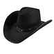 Cowboyhoed Zwart 45cm Cowboyhoed Zwart 45cm