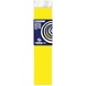 Crepepapier Geel 50cm 2,5m Crepepapier Geel 50cm 2,5m