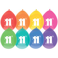 Palloncini 20 anni multicolore 30 cm 8 pz. - Partywinkel