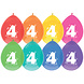 Ballonnen 4 Jaar Gekleurd 30cm 8st Ballonnen 4 Jaar Gekleurd 30cm 8st