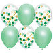 Ballonnen Confetti Mint 30cm 6st Ballonnen Confetti Mint 30cm 6st