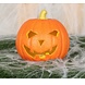 Halloween Pompoen Licht Oranje 16cm Halloween Pompoen Licht Oranje 16cm