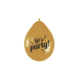 Ballonnen Let'S Party Goud 30cm 6st Ballonnen Let'S Party Goud 30cm 6st