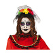 Halloween Tiara Bloemen En Sluier Gekleurd Halloween Tiara Bloemen En Sluier Gekleurd