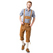 Lederhose Leer Lang Bruin en Bretels Lederhose Leer Lang Bruin en Bretels