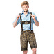 Lederhose Leer Kort Retro en Bretels Lederhose Leer Kort Retro en Bretels