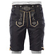 Lederhose Kort Zwart en Bretels Lederhose Kort Zwart en Bretels
