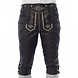 Lederhose Lang Zwart en Bretels Lederhose Lang Zwart en Bretels
