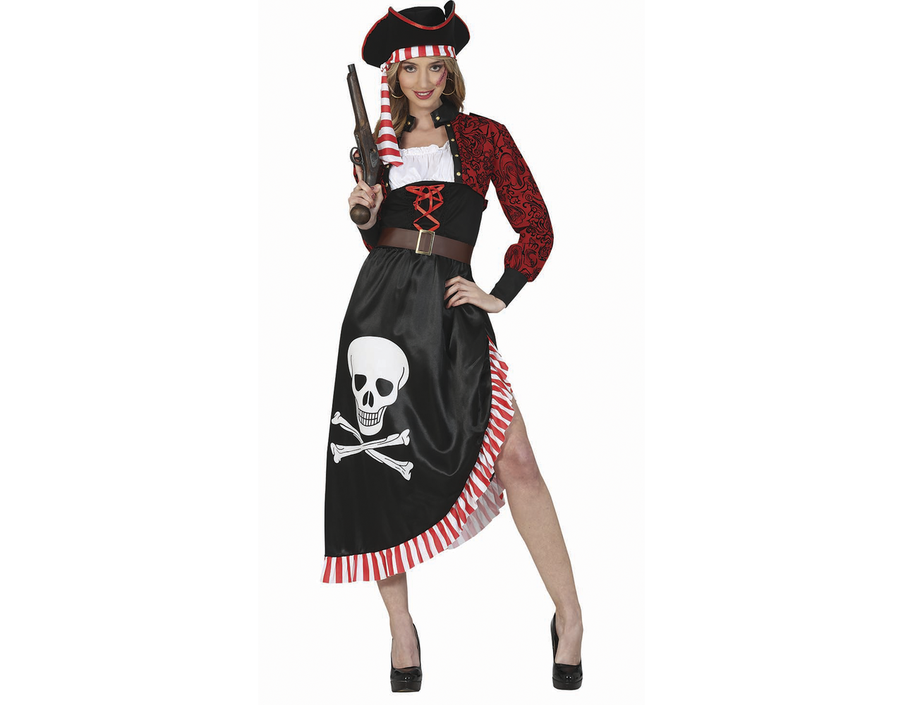alleen duurzame grondstof verbinding verbroken Piraat Kostuum Dames - Partywinkel