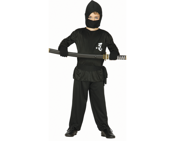 Leggen Scarp uitblinken Ninja Pak Kind Zwart - Partywinkel