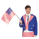 Amerikaanse Vlag 45cm Amerikaanse Vlag 45cm