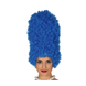 Blauwe Krullenpruik 40cm Blauwe Krullenpruik 40cm