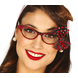 50'S Bril Met Strik Rood 50'S Bril Met Strik Rood