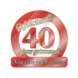 Deurbord 40 Jaar Getrouwd 50cm Deurbord 40 Jaar Getrouwd 50cm