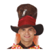Bruin Hoge Hoed Rode Band Bruin Hoge Hoed Rode Band