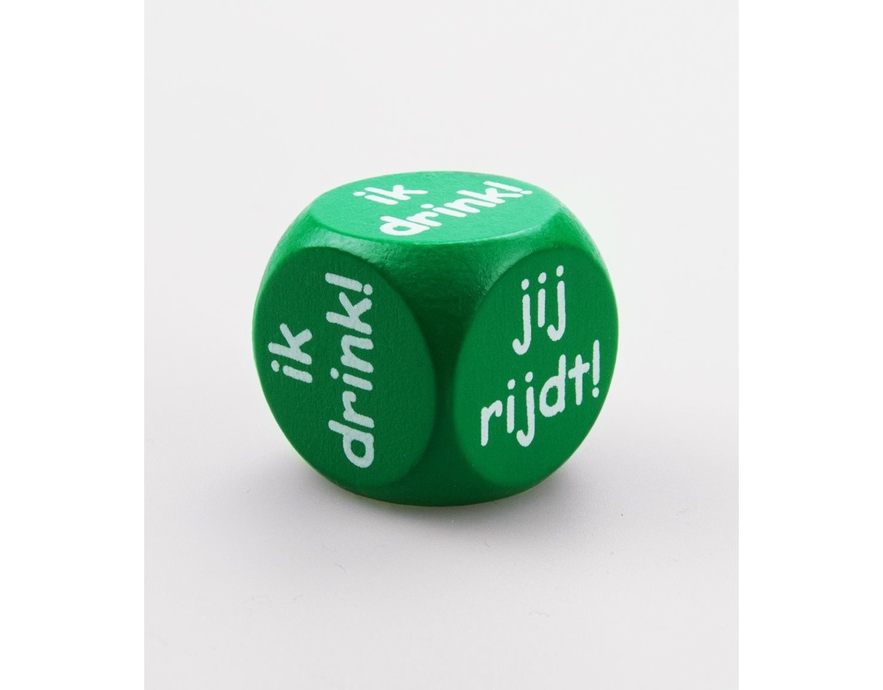 Dobbelsteen Ik Drink Jij Rijdt 2,5cm - Partywinkel