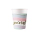 Bekers Party Pastel 200ml 8st Bekers Party Pastel 200ml 8st