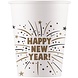 Bekers Happy New Year 200ml 8st Bekers Happy New Year 200ml 8st