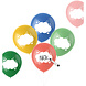 Ballonnen Schrijfbaar Gekleurd 33cm 6st Ballonnen Schrijfbaar Gekleurd 33cm 6st