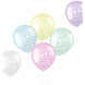 Ballonnen Happy 6Th Bday 33cm 6st Ballonnen Happy 6Th Bday 33cm 6st