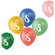 Ballonnen 8 Jaar Gekleurd 33cm 6st Ballonnen 8 Jaar Gekleurd 33cm 6st