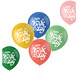 Ballonnen Happy Birthday 33cm 6st Ballonnen Happy Birthday 33cm 6st